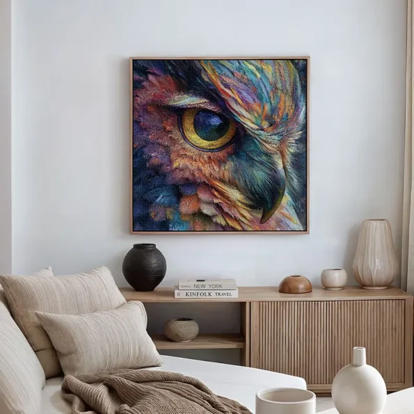 Owl Gaze, No Disguise Wall Art