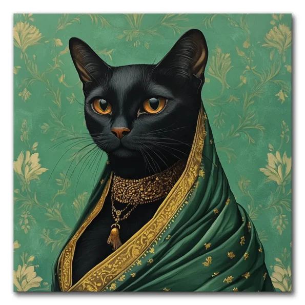 Paw-sitively Regal Bombay Cat