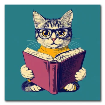 Smarty Cat Reads The Classics