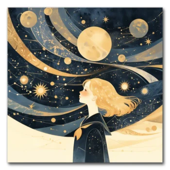 Stargazer in a Dreamscape