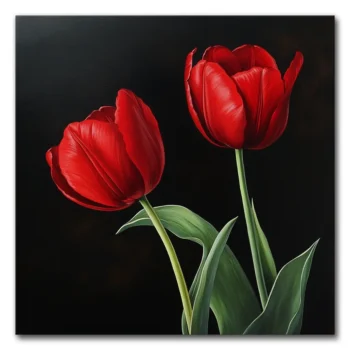Tulips in Red Glory