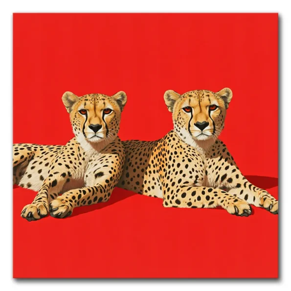 Two Cheetahs Chillin Like Villains