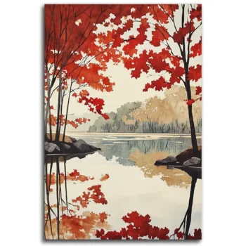 Autumn Reflections: Nature's Canvas