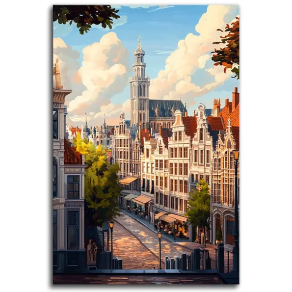 Belgian Charm on a Sunny Day