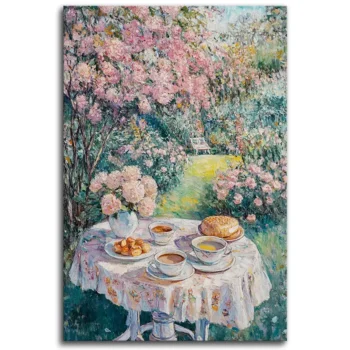 Breakfast in Floral Wonderland