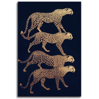 Cheetahs in Stripes