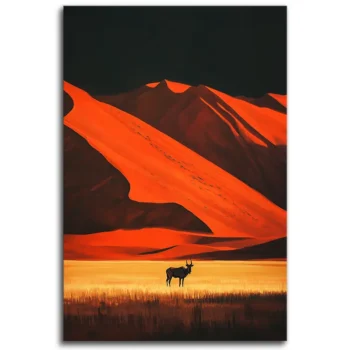 Desert Dreams: Oryx and Dunes