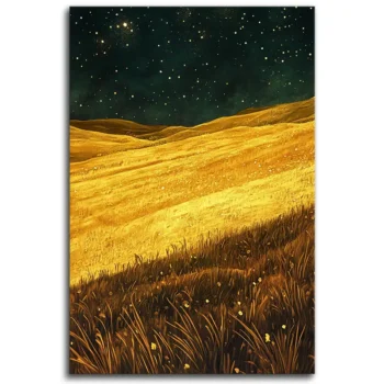 Fields of Gold Under a Starry Ceiling