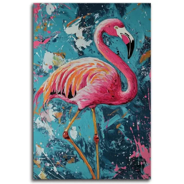 Flamazing: A Flamingo's Canvas