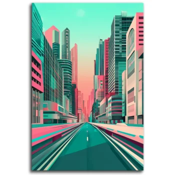 Geometric Cityscapes: Urban Vibes