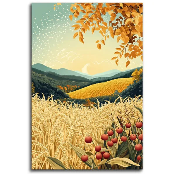 Harvest Bliss: Nature's Golden Bounty