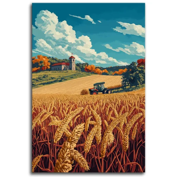 Harvest Time: The Golden Fields