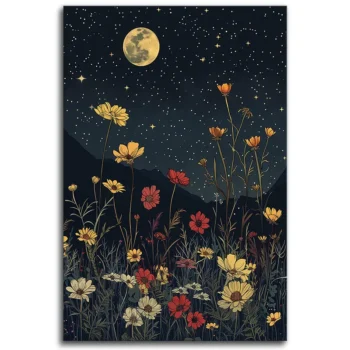 Moonlit Floral Serenade