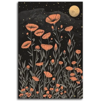 Moonlit Flower Dreams