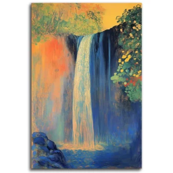 Nature’s Whimsical Waterfall