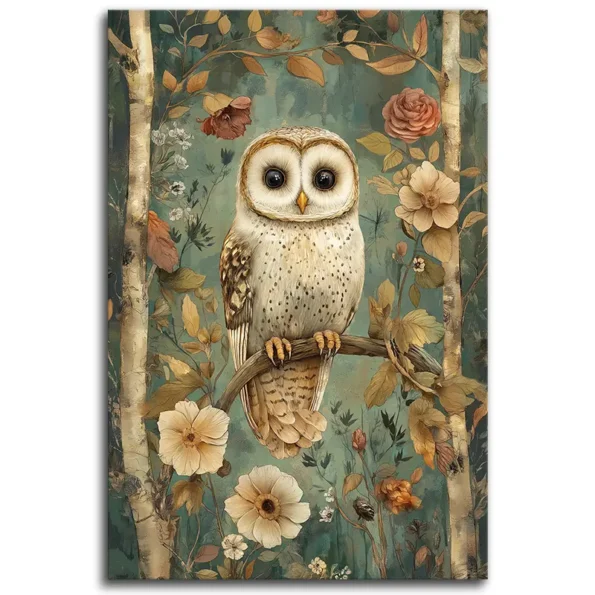 Owl and Petal Dreams