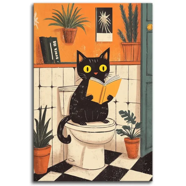 Purrfect Bathroom Reads