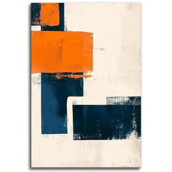 Rectangles in Orange and Blue