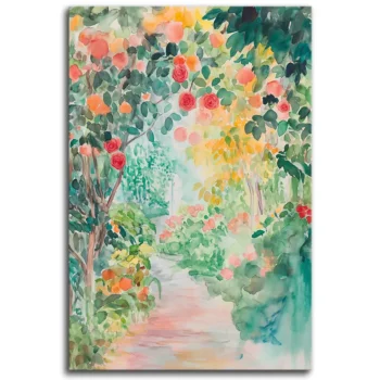 Roses and Lychees in a Dreamy Garden
