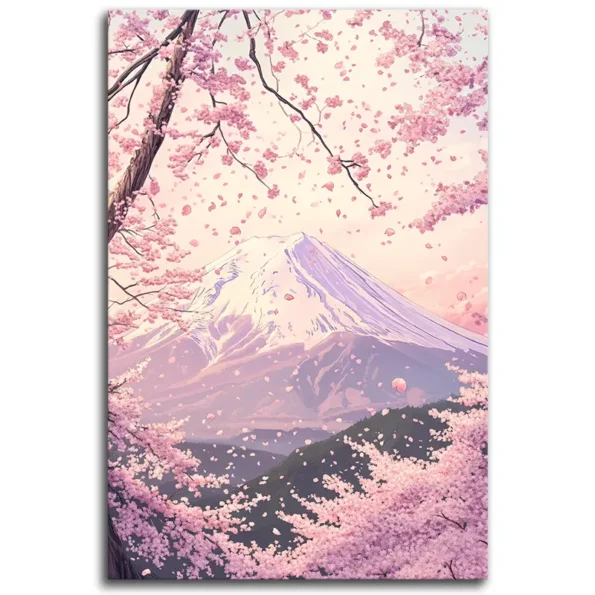 Sakura and Fuji: A Soft Serenade