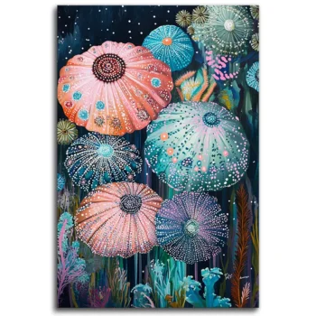 Sea Urchin Party Underwater