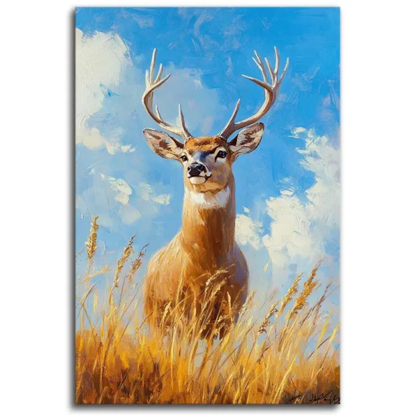 Stag in the Breeze