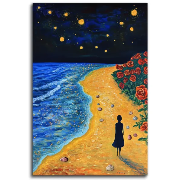 Starlit Shoreline Serenade