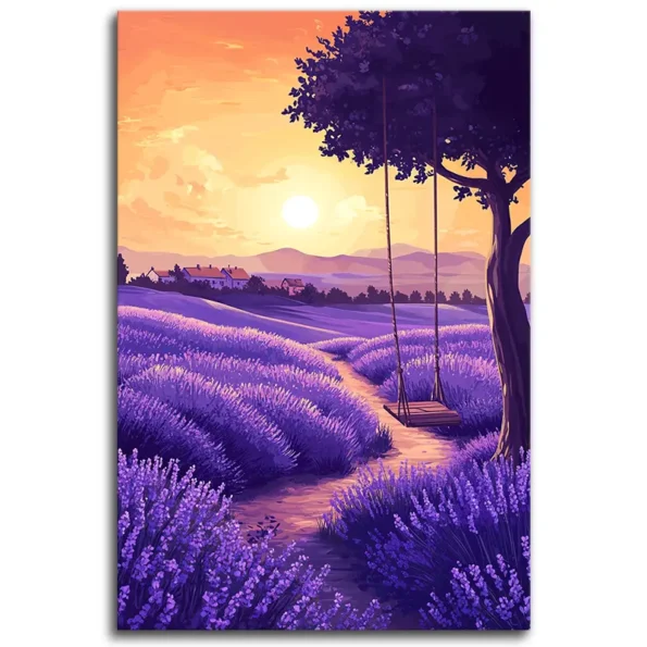 Swinging into Lavender Dreams