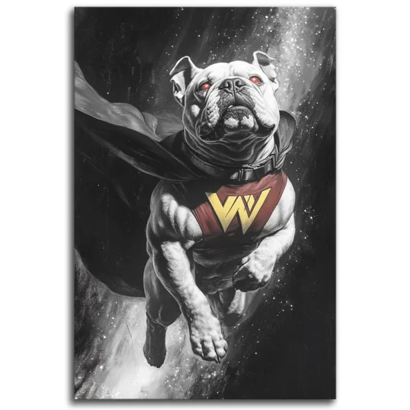 The Bark Knight: Superhero Bulldog
