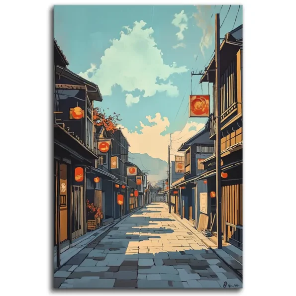 Wandering Through Lantern-Lit Streets