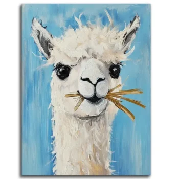 Alpaca on a Snack Break