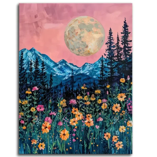 Blooming Under Moonlight