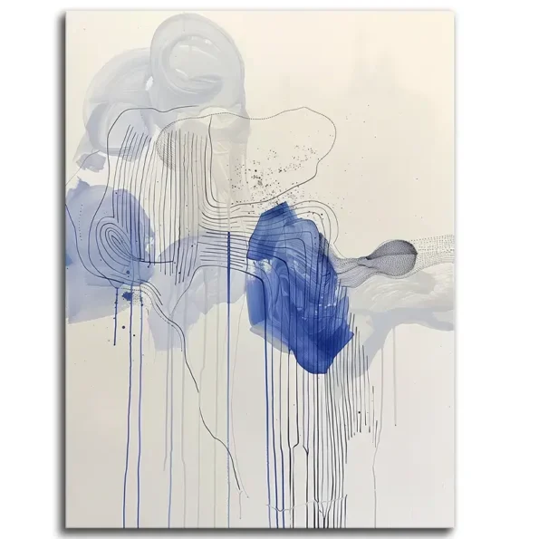 Blue Drips of Chaos