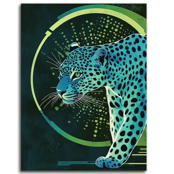 Blue Spots on Green