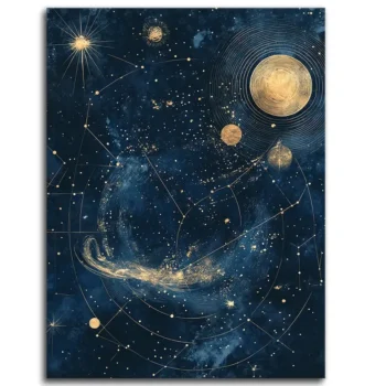 Cosmic Gold Doodles