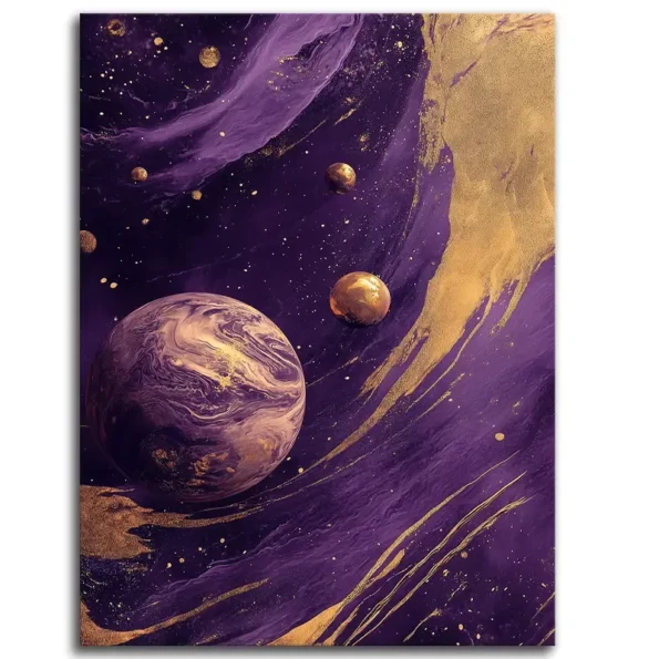 Cosmic Swirls of Gold