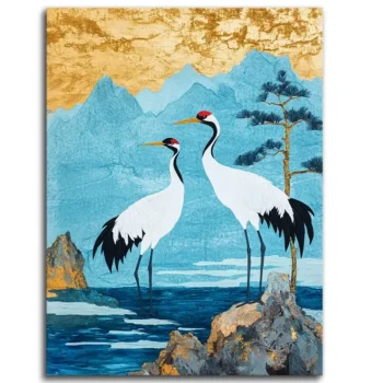 Crane Couple in Harmony