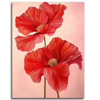 Crimson Petals Unfurled