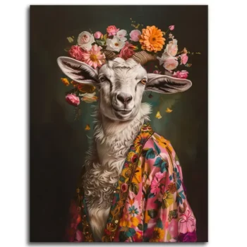 Floral Goat Glam