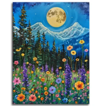 Floral Moonlight Bliss