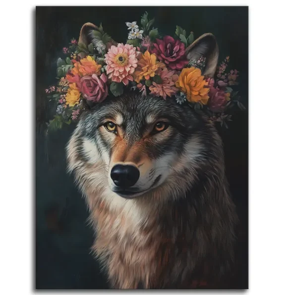 Floral Wolf Vibes