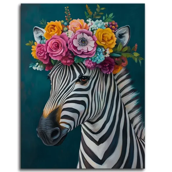 Floral Zebra Vibes