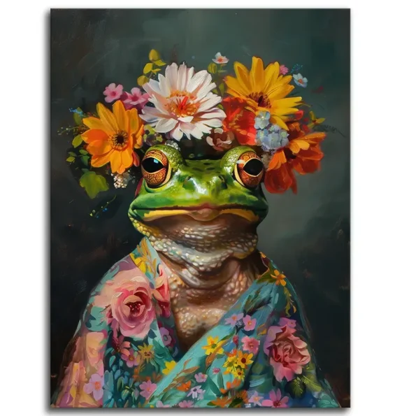 Frog Fashionista Bloom