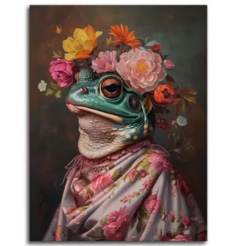 Frog in Bloom