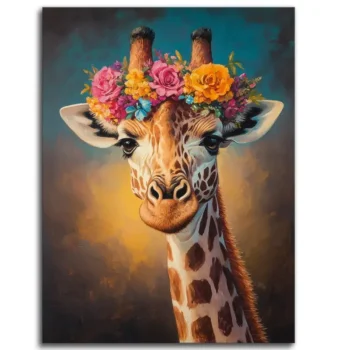 Giraffe in Bloom