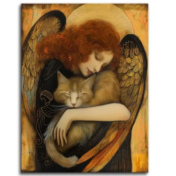 Heaven's Feline Embrace