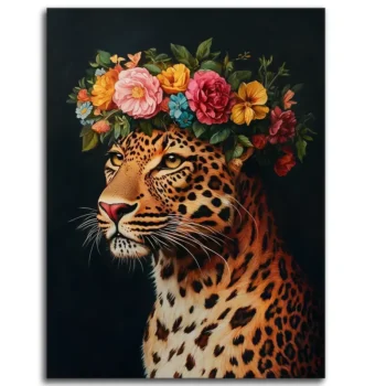 Leopard's Floral Crown