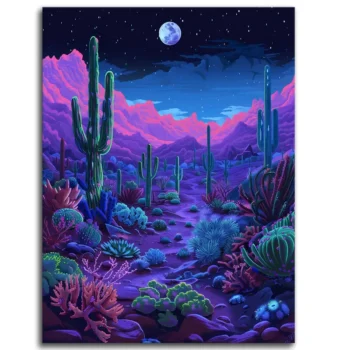 Midnight Cactus Serenade