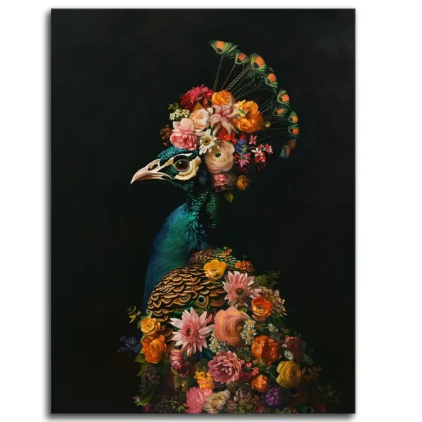 Peacock in Bloom