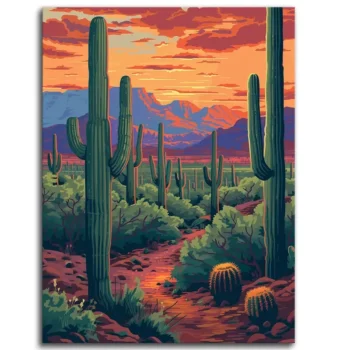 Saguaro Sunset Serenade